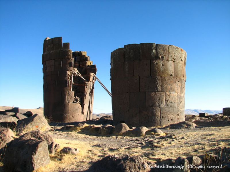 Les Incas construisirent également des tombes ici