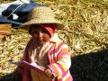 Petite péruvienne, lac Titicaca