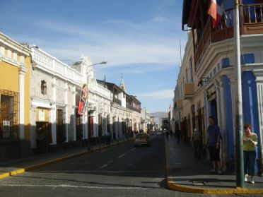Rue touristique d'Arequipa
