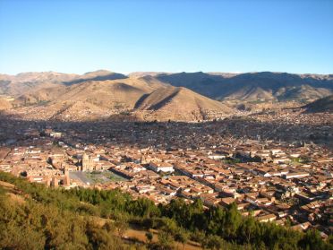 Belle vue sur Cusco depuis le Sacsahuamán