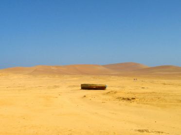 Paysage surréaliste de la réserve de Paracas