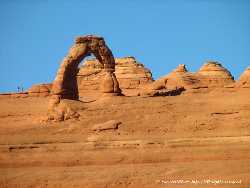 Delicate Arch, vue de l'Upper Viewpoint