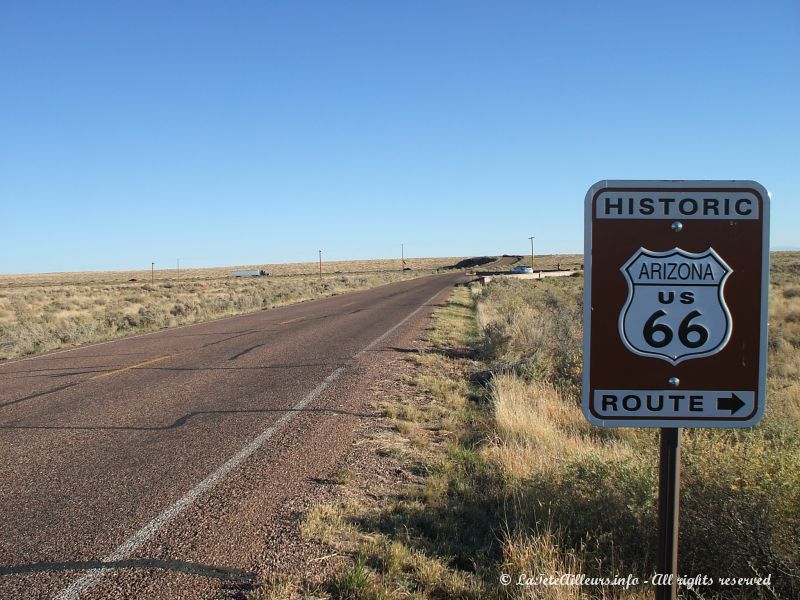 La celebre route 66 nous tend les bras