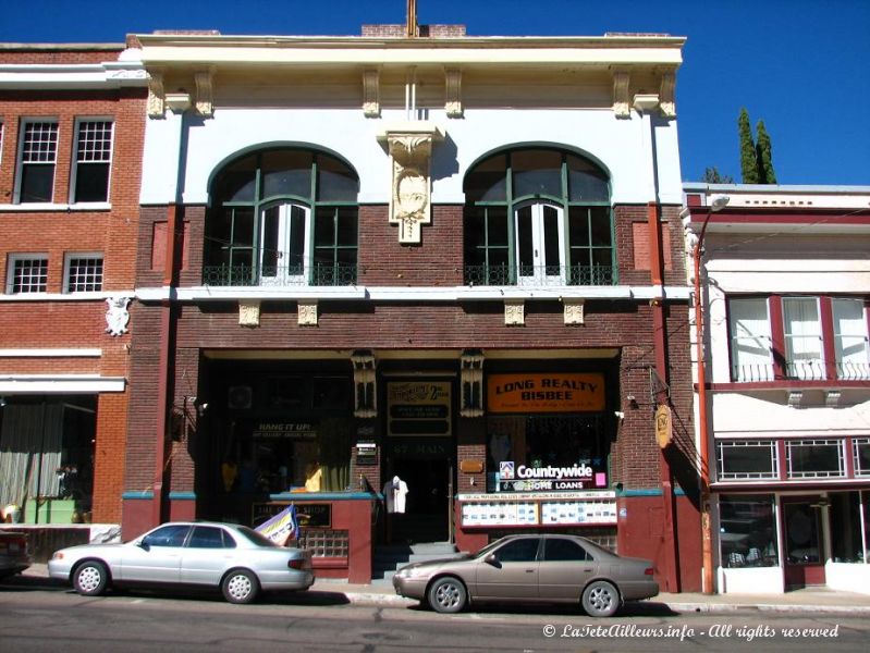 Un vieux batiment de Bisbee