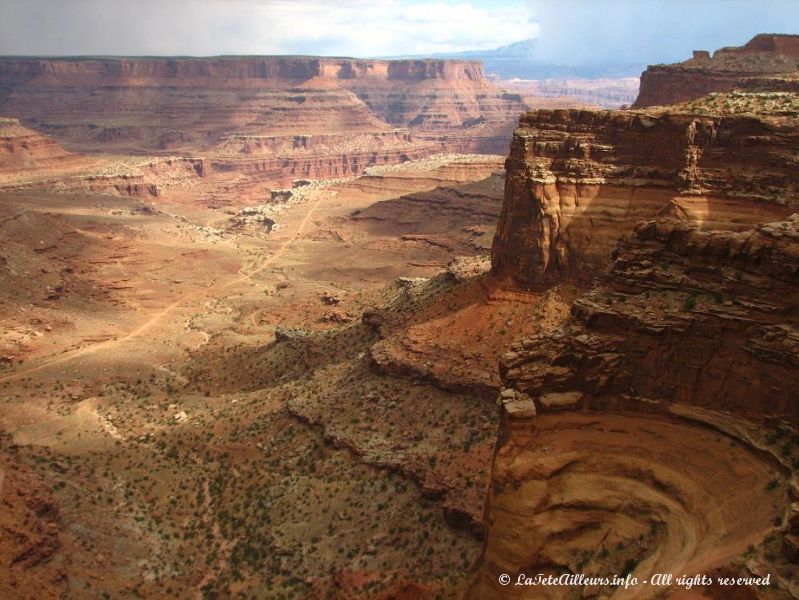 Autre point de vue sur le Shafer Canyon