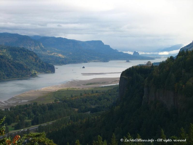 Le Crown Point au dessus des gorges