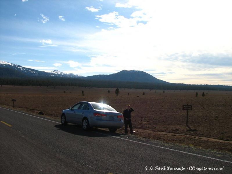 Petite pause pour admirer le paysage