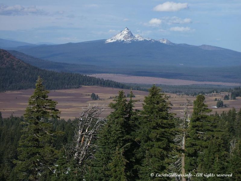 Le mont Thielsen, vu depuis Crater Lake