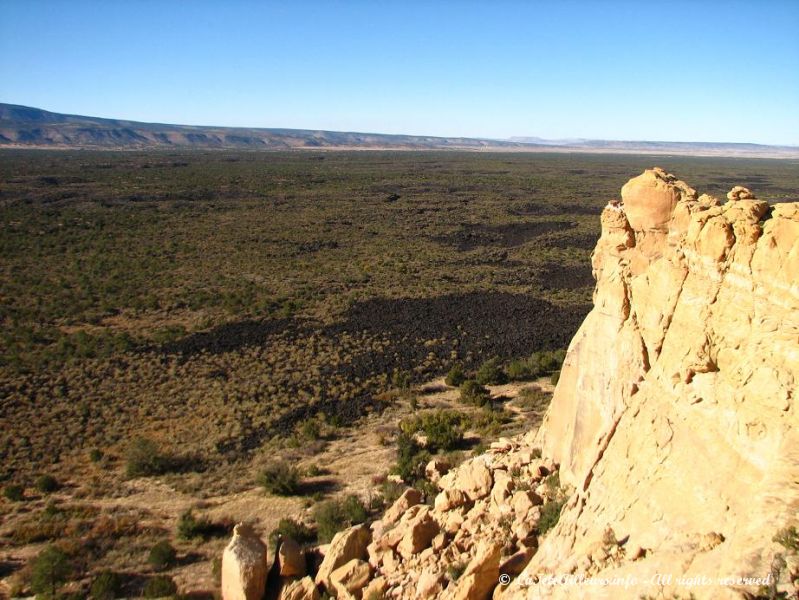 Le champs de lave de El Malpais