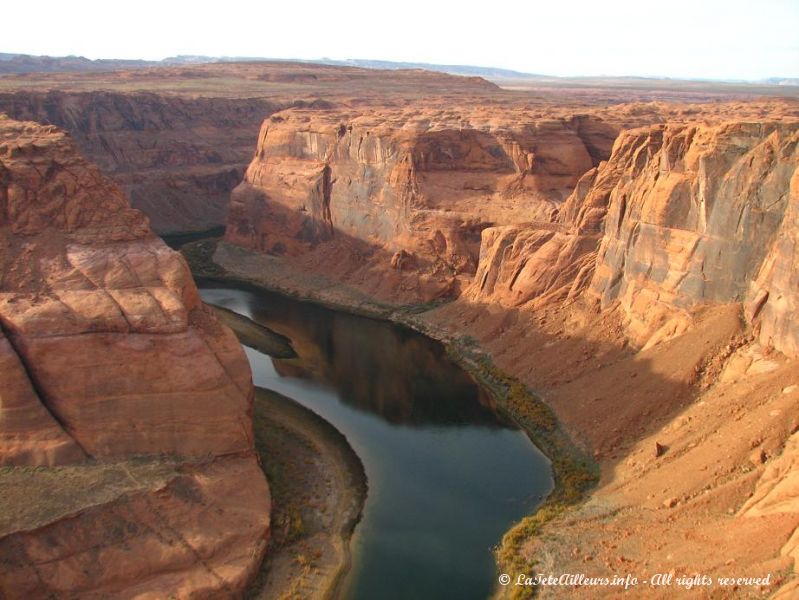 La riviere Colorado au Horsesoe Bend