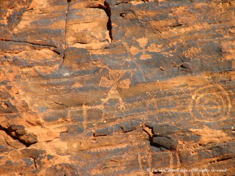 Ces petroglyphes indiens datent de la prehistoire