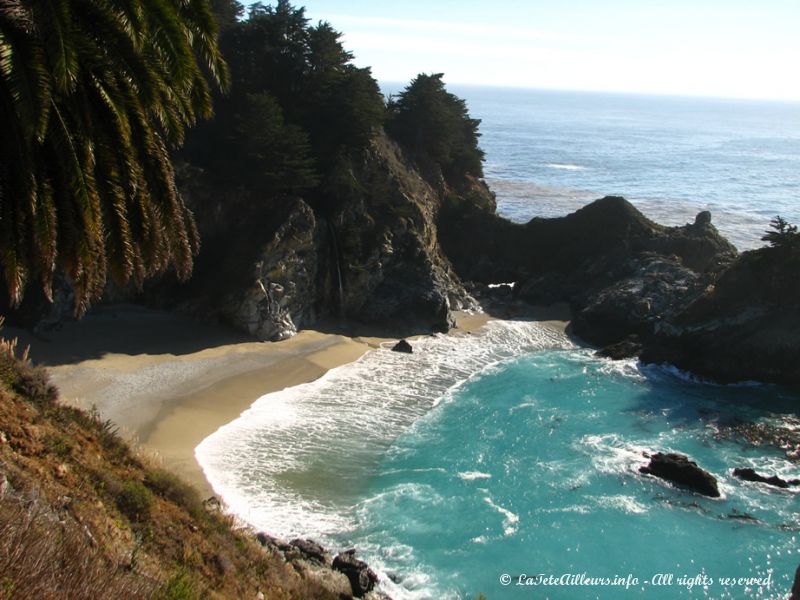 La plage paradisiaque du Julia Pfeiffer State Park