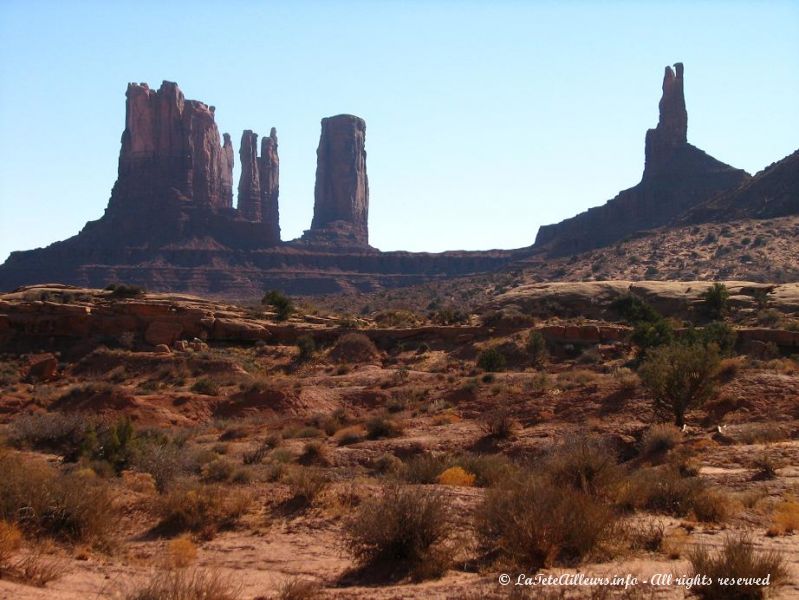 Dernieres vues sur Monument Valley