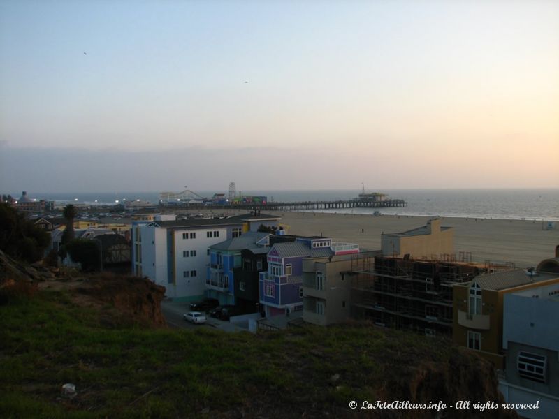 L'immense plage de Santa Monica