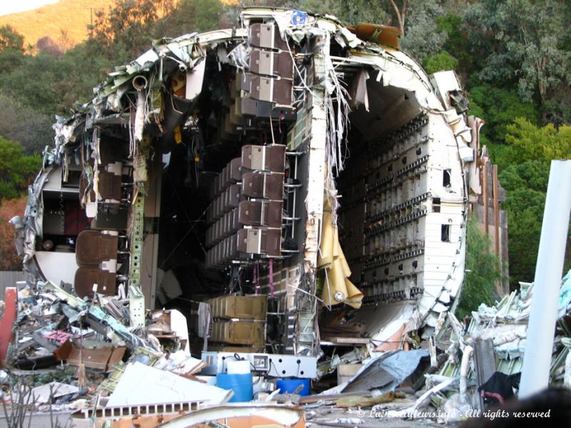 Une carcasse de Boeing a été reconstituée pour les besoins du film