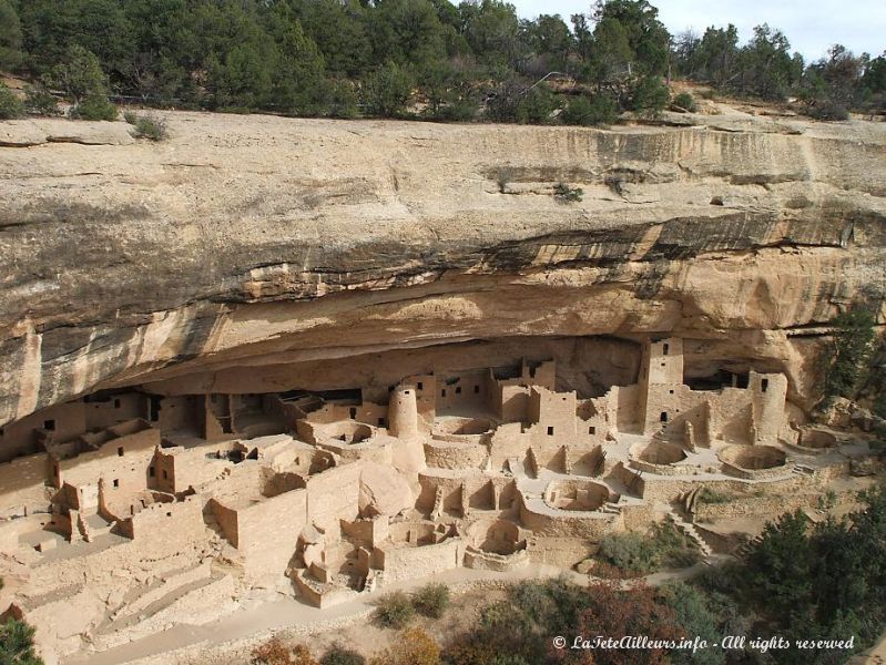 La superbe Cliff Palace, la plus grande ''maison'' de Mesa Verde