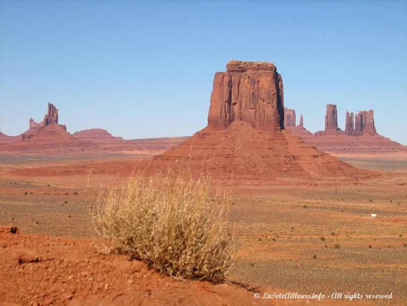 La Monument Valley, vue depuis l'Artist's Point