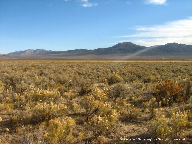 Paysage desertique de l'Idaho