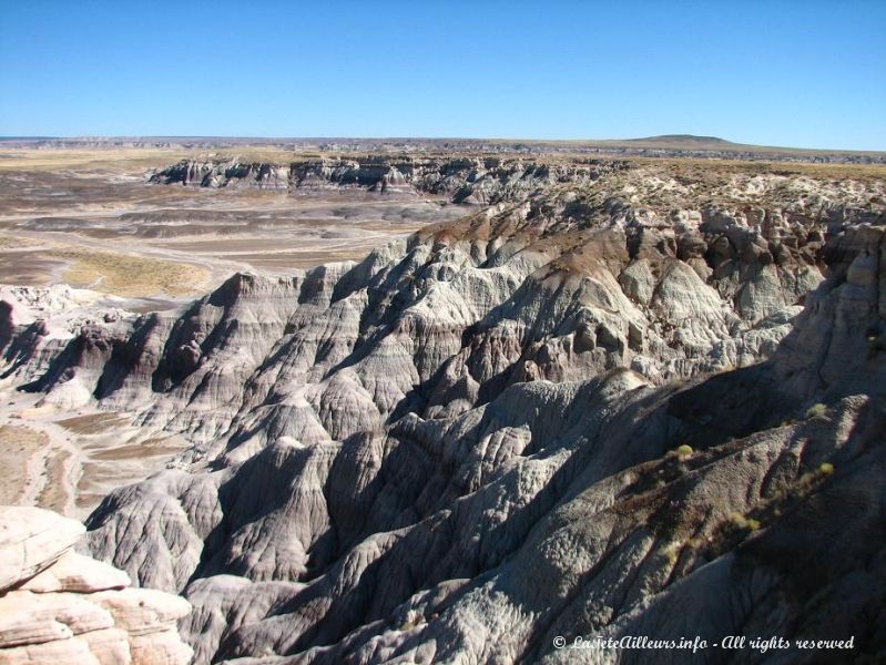 Depuis le Blue Mesa, le panorama est sublime...