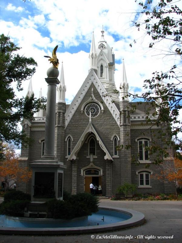 Un temple mormon