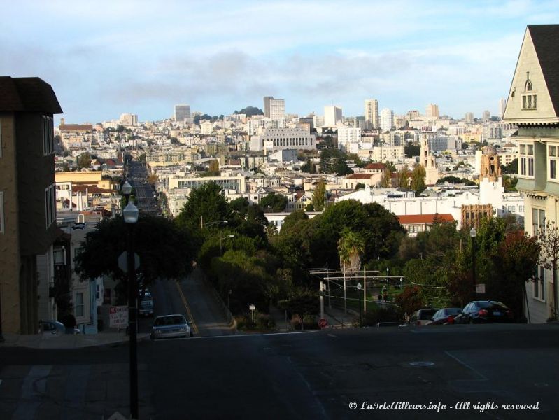 Des nombreuses rues de San Francisco sont... pentues !