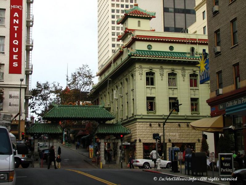 La porte d'entree de Chinatown