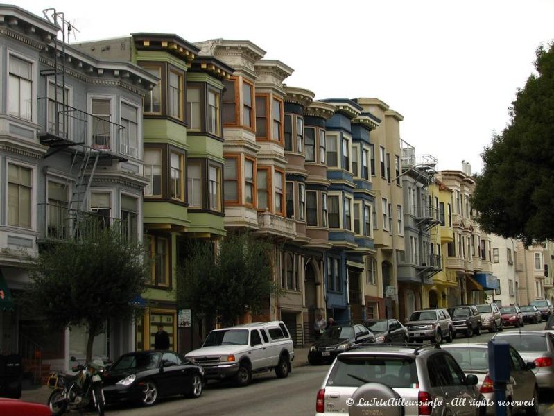 Les nombreuses maisons victoriennes de North Beach donnent du cachet au quartier