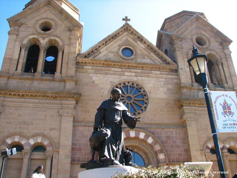 La cathedrale St Francois d'Assise