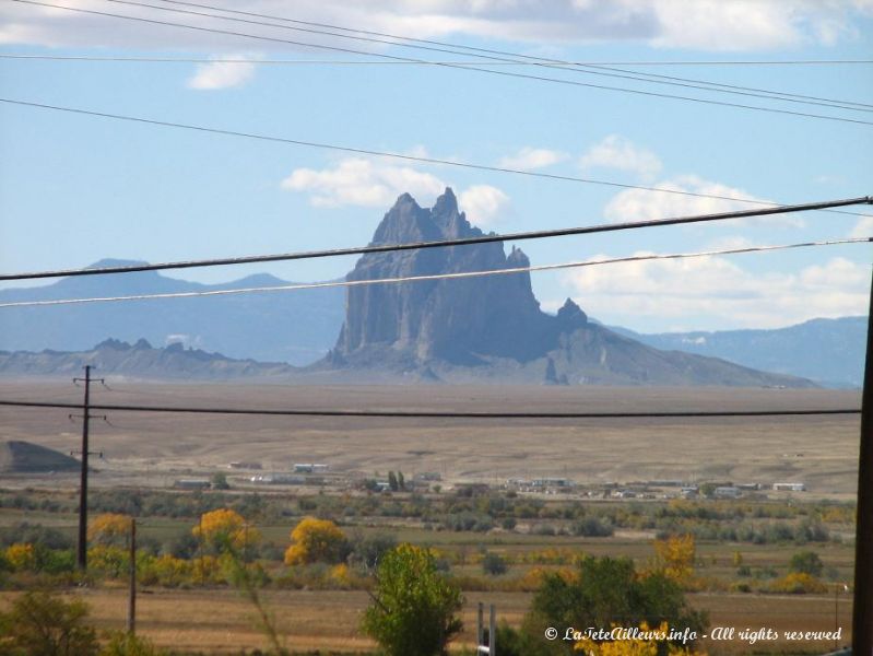 Le Shiprock, montagne sacree pour les Navajos