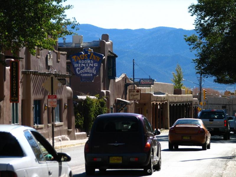 Une rue de Taos