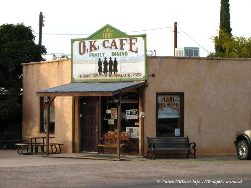 Un restaurant de Tombstone