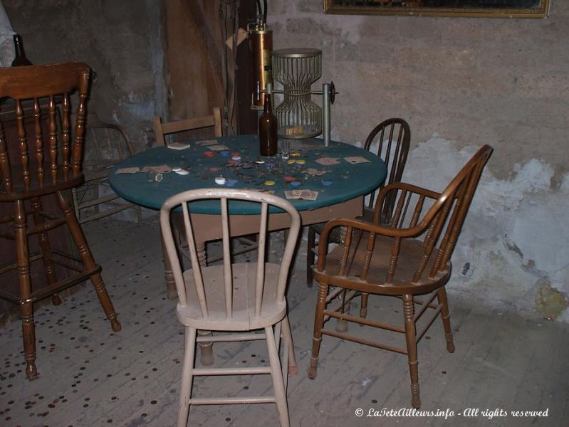 De furieuses parties de poker devaient se disputer ici !