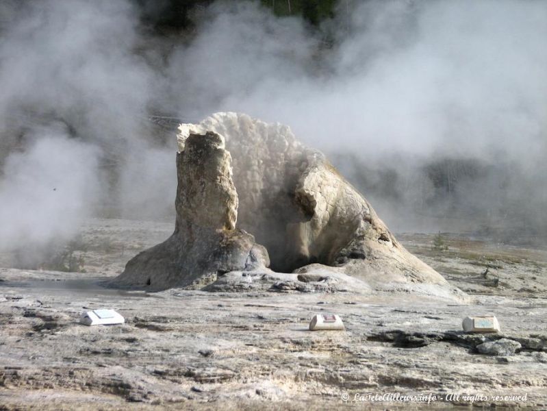 Le cone de Giant Geyser