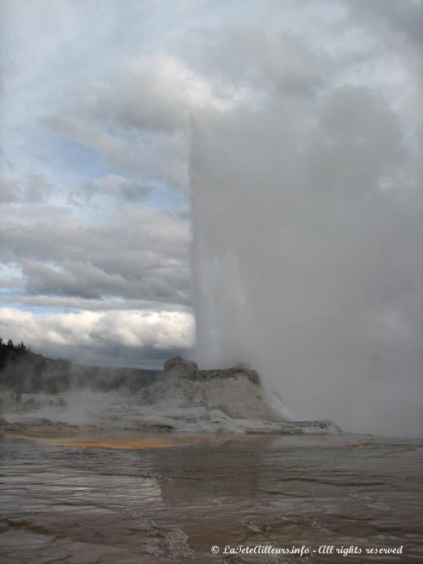 Castle Geyser, le plus impressionnant a nos yeux !