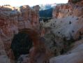 Le Natural Bridge, malheureusement deja dans l'ombre