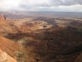 Le Buck Canyon, en partie sous les nuages