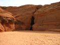 L'entree de l'Antelope Canyon