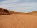 La ''route'' nous emmenant a l'Upper Antelope Canyon