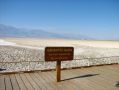 ...Badwater est le point le plus bas des Etats-Unis, a 86m au dessous du niveau de la mer !