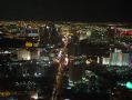 Vue sur le Strip du haut des 345 m de la Stratosphere