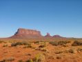 En arrivant a Monument Valley