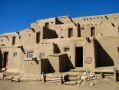 Les indiens de Taos Pueblo ont conserve l'architecture ancestrale