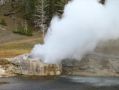 Une nouvelle eruption de Riverside Geyser, 12h apres 