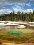 La superbe Chromatic Pool, a l'Upper Geyser Basin