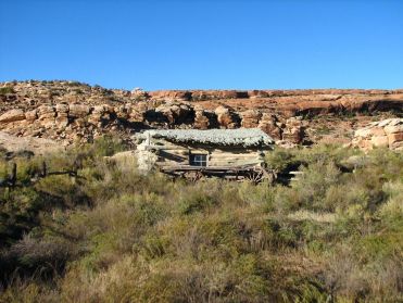 Le Wolfe Ranch, point de depart du chemin vers la Delicate Arch