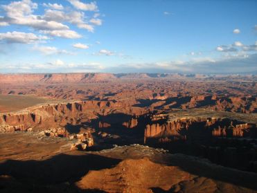 Soleil couchant sur le White Rim