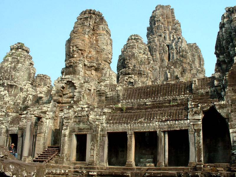 L'intérieur du Bayon est un vrai labyrinthe