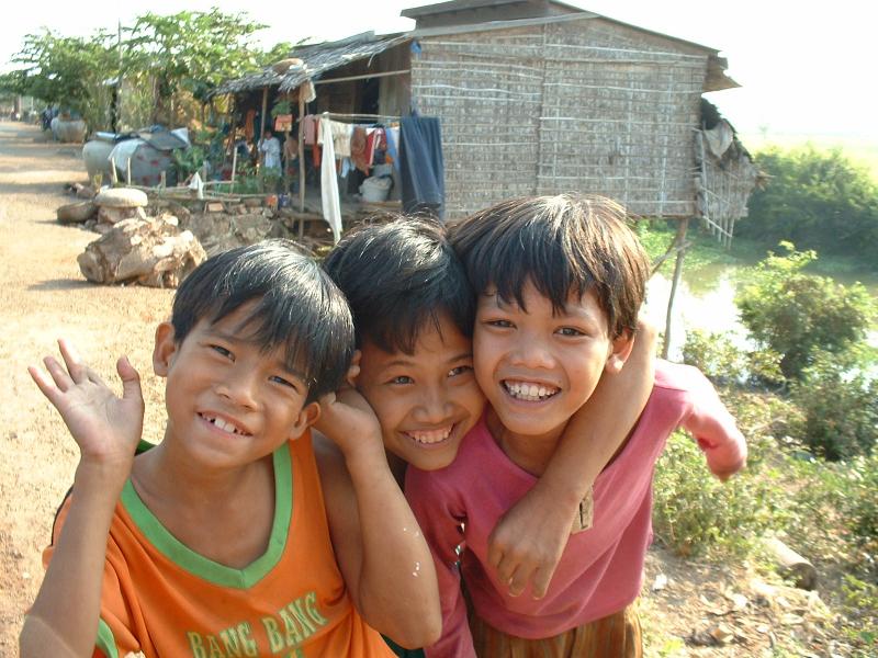 Les enfants respirent la joie de vivre... Quel accueil !