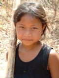 Une petite chasseuse laotienne