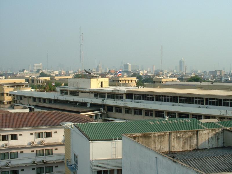 Bangkok, vu depuis la terrasse de notre hôtel 01